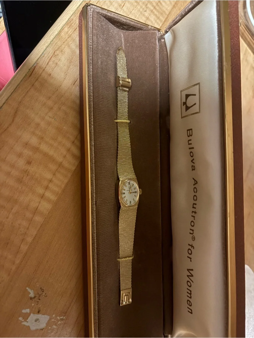 Bulova Women's Gold-Tone Mesh Bracelet Watch